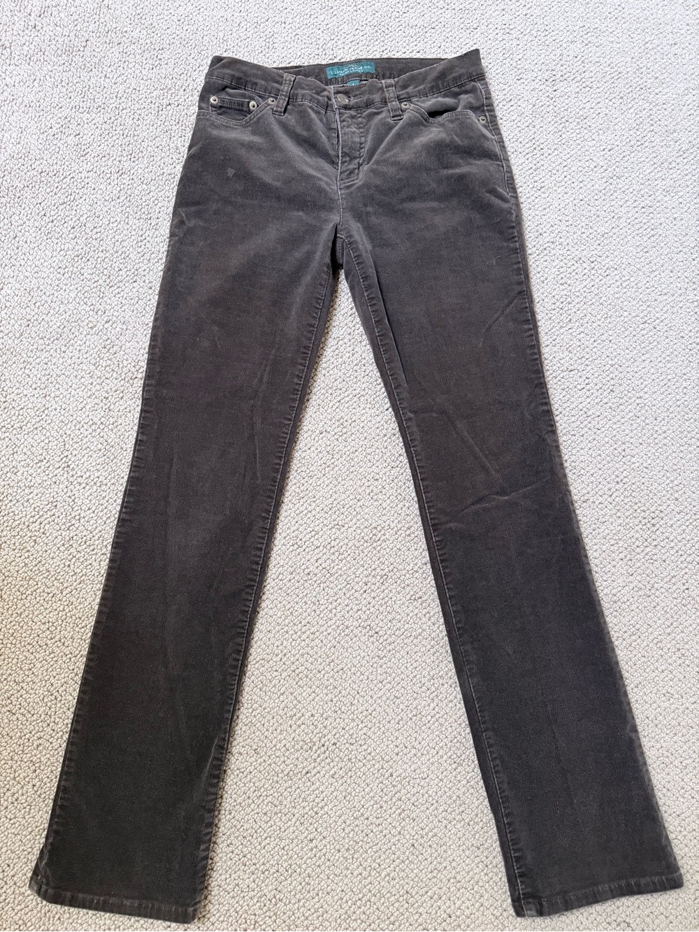 Ralph Lauren Women's Straight-Leg Cords in Faded Brown